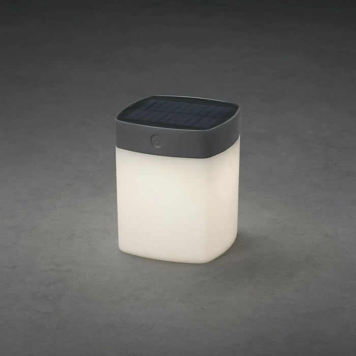 Konstsmide 7806-302 : Assisi Solar Table Light Grey Konstsmide