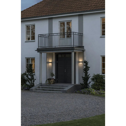 Konstsmide 7855-370 : Monza Wall Light 2x 4.5W LED Dark Grey Inc. House Numbers Konstsmide