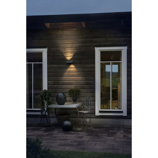 Konstsmide 7858-370 : Monza Wall Light 2 X 6W LED Dark Grey Konstsmide