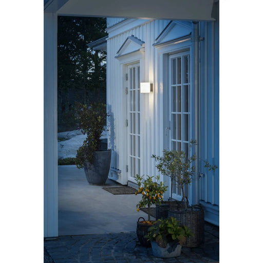 Konstsmide 7859-372 : Foggia Wall Light High Power LED 10W Anthracite Opal Glass Konstsmide