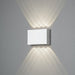 Konstsmide 7865-250 : Chieri Wall Lamp White 2x4 LED Konstsmide