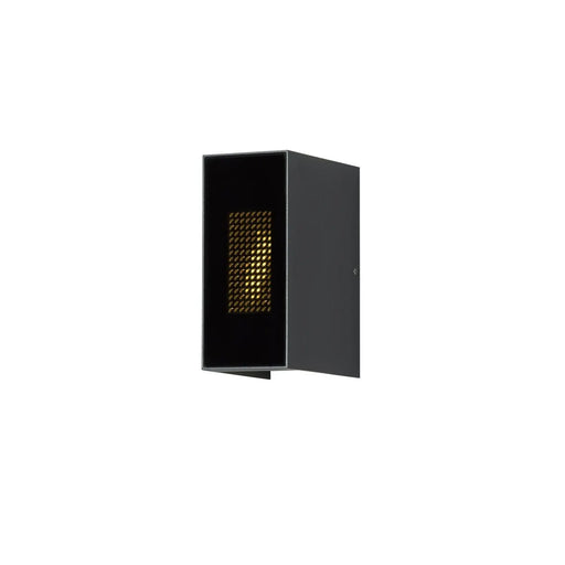 Konstsmide 7866-370 : Cremona Wallamp Dark Grey with Animated LED Flame, 2x 3W LED Incl. Remote Konstsmide