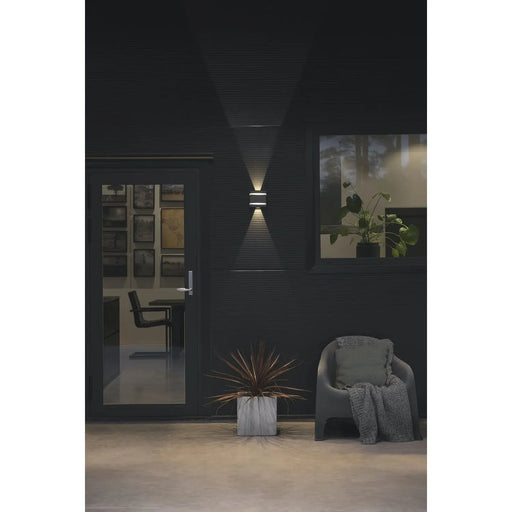 Konstsmide 7870-370 : Cremona Up/Down Adjustable Wall Light Dark Grey 2x 3W LED Konstsmide