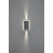 Konstsmide 7871-370 : Cremona Up/Down Adjustable Wall Light Dark Grey 3x 3W LED Konstsmide