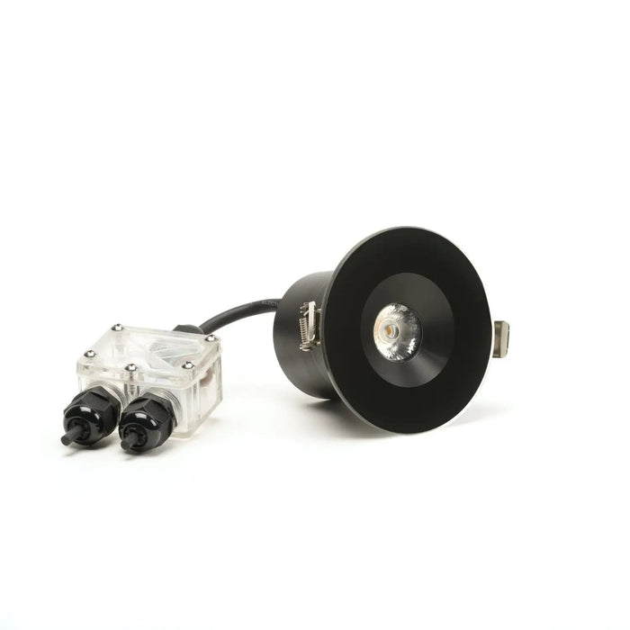 Konstsmide 7875-750 : Recessed High Power LED 6W Black - Glass Front Konstsmide