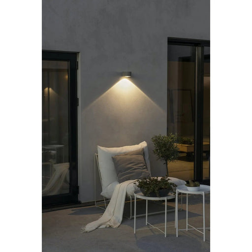 Konstsmide 7881-370 : Gela Wall Down Light Dark Grey 6W LED Konstsmide