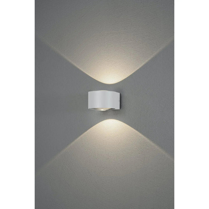 Konstsmide 7882-250 : Gela Wall Up/Down Light White 2x6W LED Konstsmide