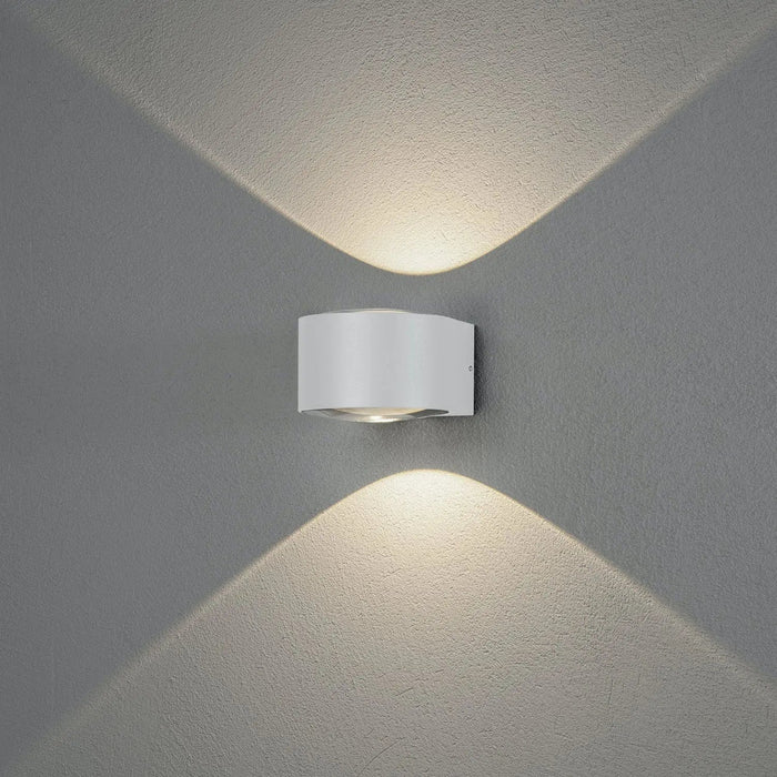 Konstsmide 7882-250 : Gela Wall Up/Down Light White 2x6W LED Konstsmide