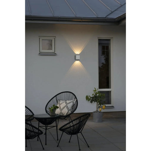 Konstsmide 7891-250 : Chieri Wall Lamp White 2x 2 LED Konstsmide