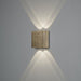 Konstsmide 7891-800 : Chieri Wall 2x 2 LED Brass Konstsmide