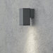 Konstsmide 7908-370 : Monza Wall Light Anthratcite Single Square GU10 Konstsmide