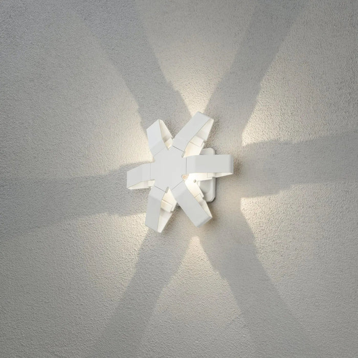 Konstsmide 7977-250 : Pescara Wall Lamp, Star White, 3W High Power LED Konstsmide