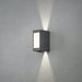 Konstsmide 7992-370 : Cremona Wall Light LED Dark Grey Konstsmide