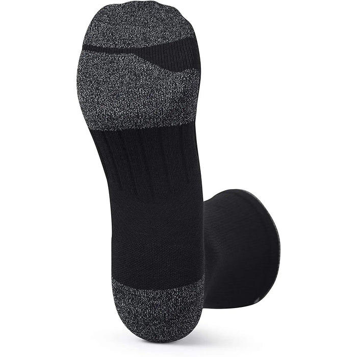 Grade B Warehouse Second - M2O Merino Crew Plus Compression Socks : Black/Grey : Size L M2O