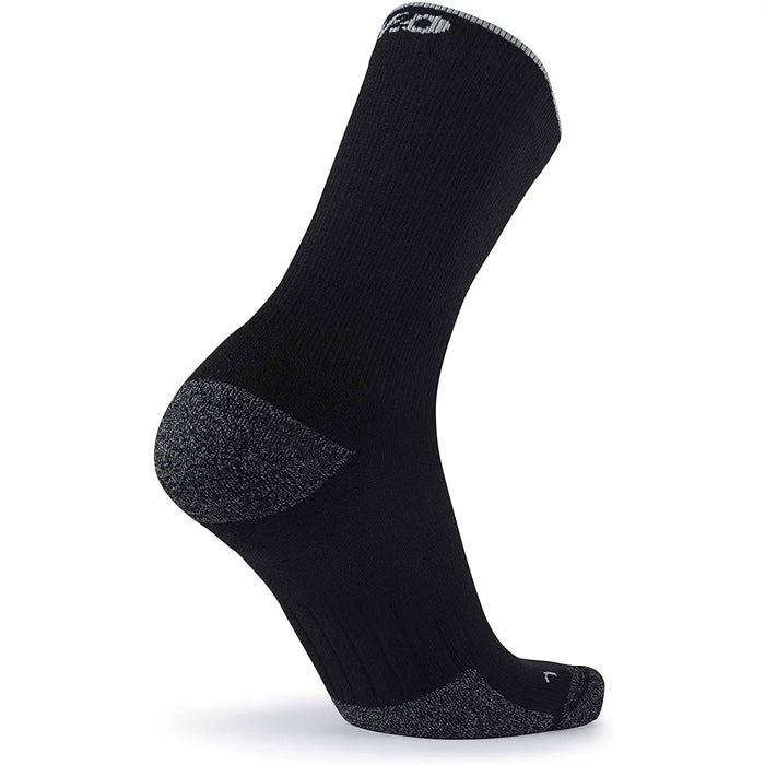 Grade B Warehouse Second - M2O Merino Crew Plus Compression Socks : Black/Grey : Size L M2O