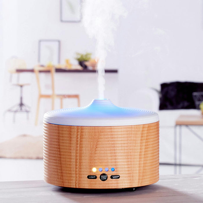 made by zen maya essential oil aroma diffuser in rubberwood ceramic