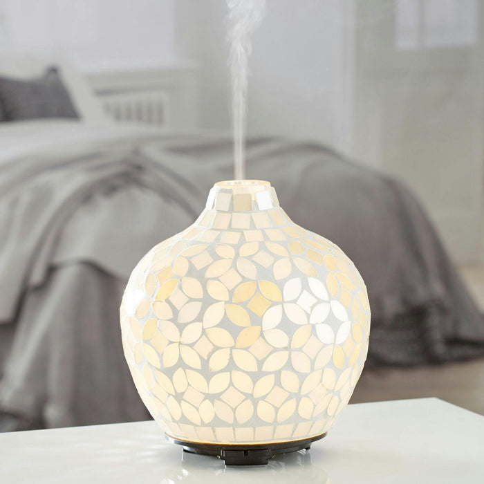 made by zen pearl ultrasonic aroma diffuser in glass