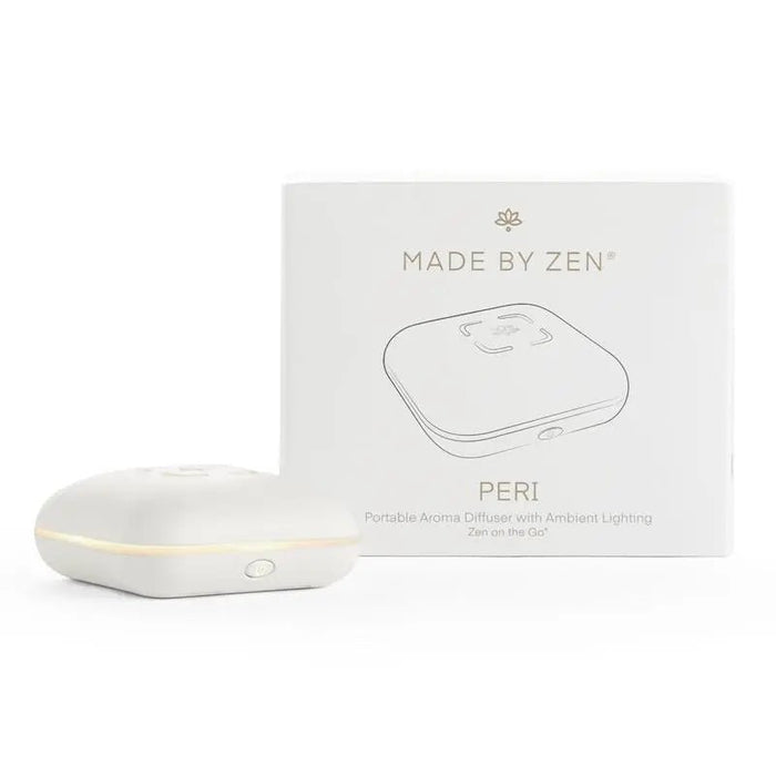 Grade B Warehouse Second - Made By Zen PERI WHITE USB Rechargeable Portable Essential Oil Aroma Diffuser MADE BY ZEN