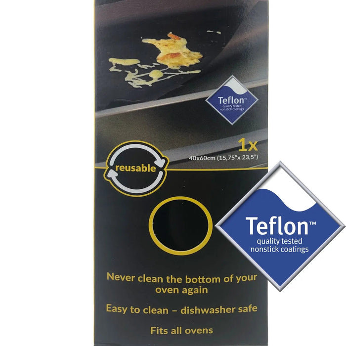 nostik extra large heavy duty oven liner teflon coated 40x60cm