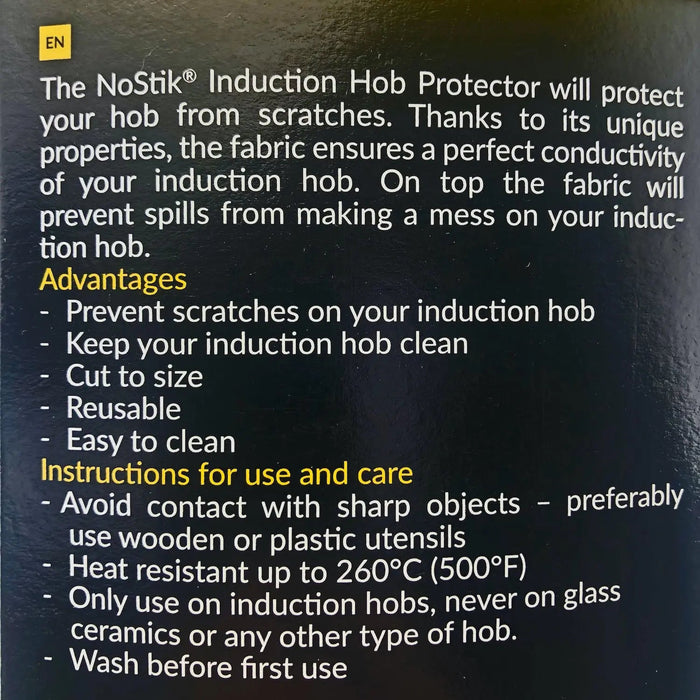 nostik induction hob protector liner 48 x 58 cm