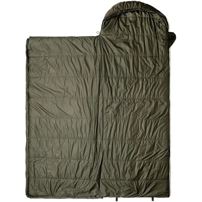 Snugpak Sleeping Bag : Nautilus - Olive : Doubles as a Quilt Snugpak