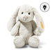 steiff hoppie rabbit with night light light grey 28cm