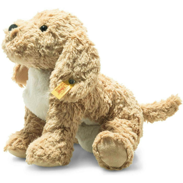 steiff soft cuddly friends berno goldendoodle beige 26cm