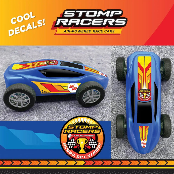 Stomp Rocket Dueling Stomp Racers : 2x Race Cars : Age 5+ Stomp Rocket