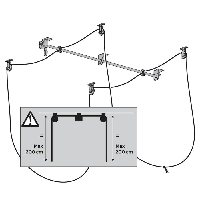 thule multilift winch effortless roof tent roof box surfboard kayak storage for your garage